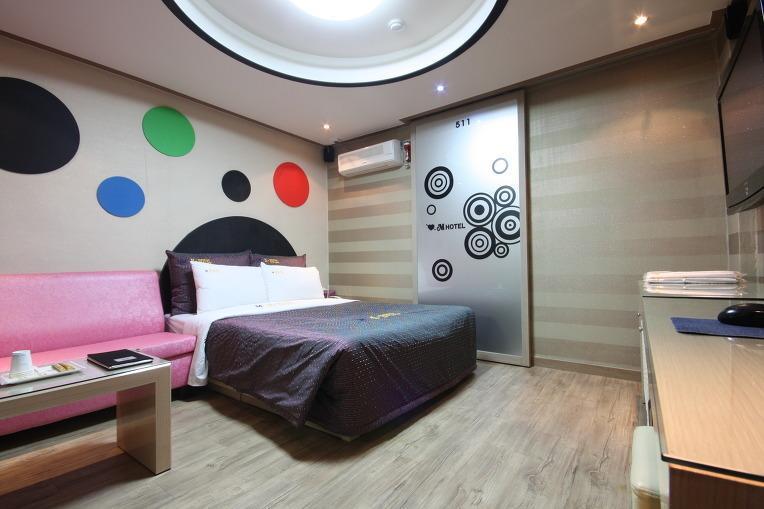 M Motel Songtan Phjongthek Szoba fotó